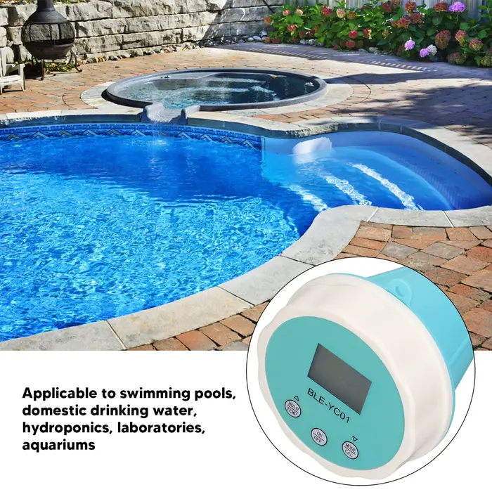 Moniteur de piscine Bluetooth PH CL EC TDS ORP température 6 en 1