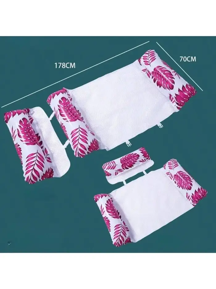 Flotteurs de piscine gonflables 2 en 1, chaise de piscine flottante, hamac d'eau pour adultes et enf