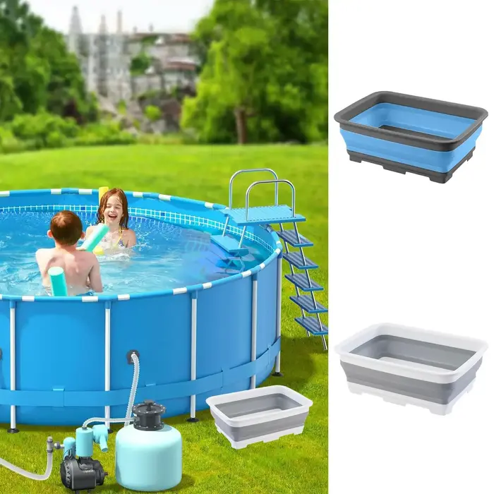 Nouvelle bassine pliable portable pour les pieds