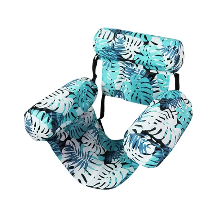 Chaises flottantes gonflables pour piscine avec accoudoirs et dossier