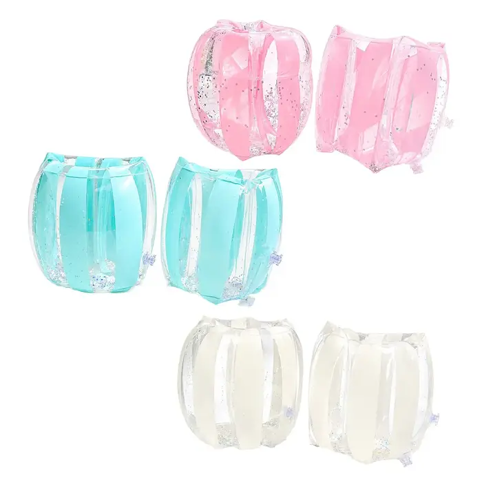 1 Paire de Brassards de Natation Gonflables pour Piscine, Accessoire de Natation, Sports Aquatiques d'Été, Brassards Flottants Gonflables
