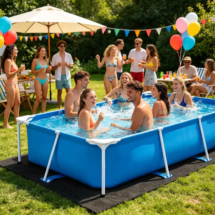 Tapis de protection pour piscine