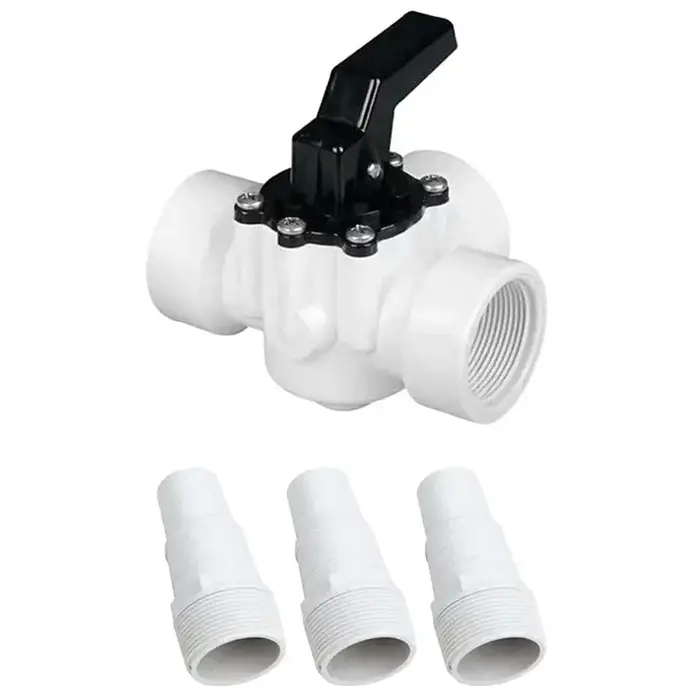 Vanne à trois voies pour piscine Zodiac, pour tuyaux de 32 mm et 38 mm, raccord 4715, tuyau de conne