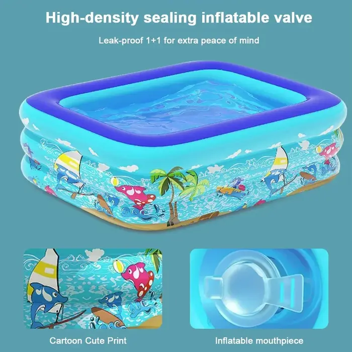 110-180CM piscine gonflable intérieure extérieure PVC