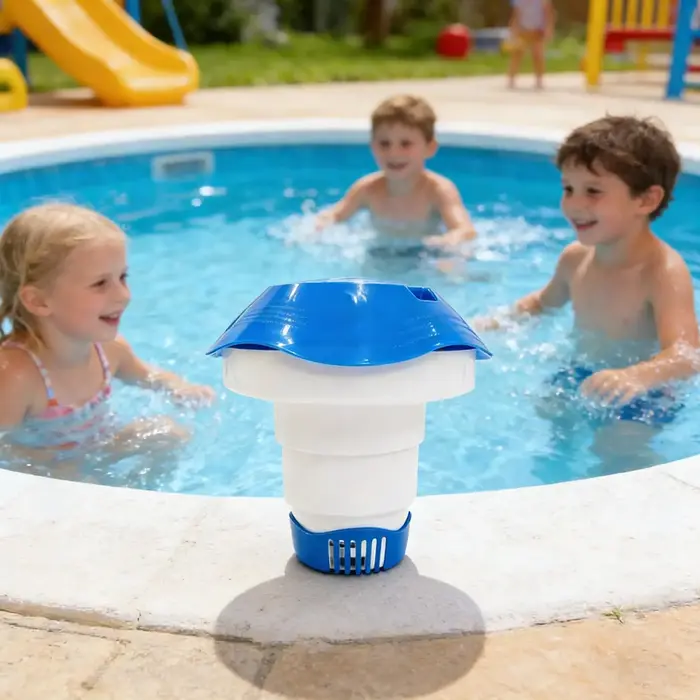 Flotteur de piscine pour pastilles de chlore