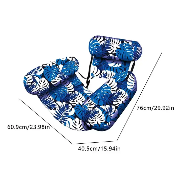 Hamac gonflable aquatique avec accoudoirs
