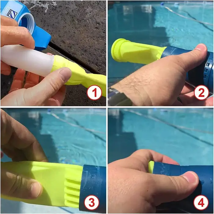 Diaphragmes de nettoyage avec anneaux pour nettoyeur de piscine