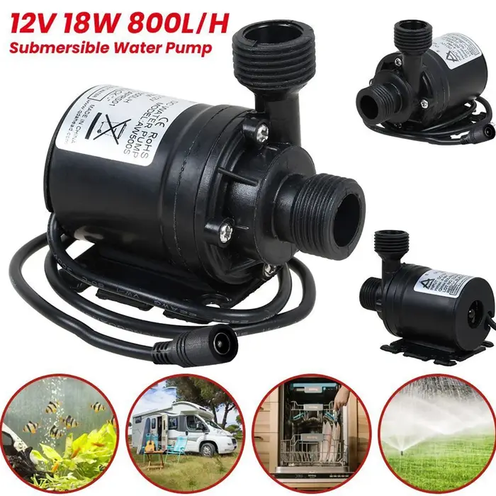 Pompe submersible 18W 800L/H