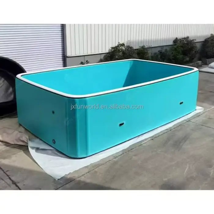 Piscine hors sol géante de 5 pieds de profondeur, pliable, gonflable, avec poignées, pour la natatio