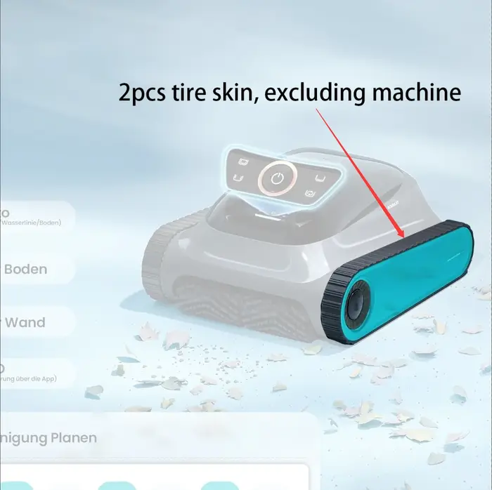 2 Pièces Chenilles pour Robot Nettoyeur de Piscine AIPER Scuba S1