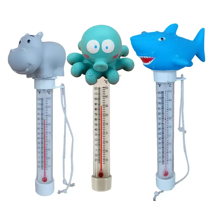 Thermomètre flottant pour piscine en PVC