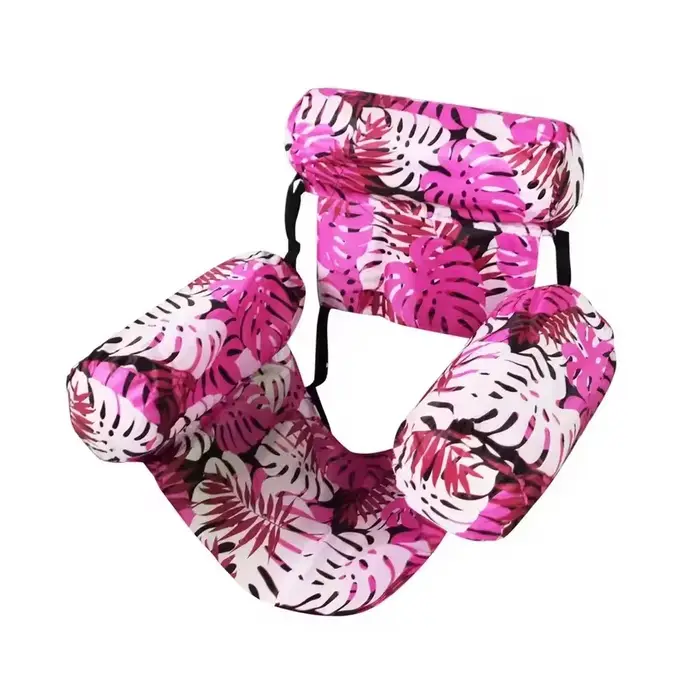 Chaise longue gonflable pour adulte, chaise flottante portable pour piscine, chaise inclinable pliab