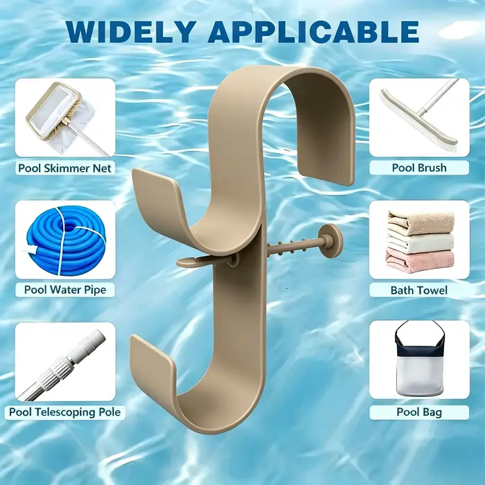 Support de poteau de piscine réglable