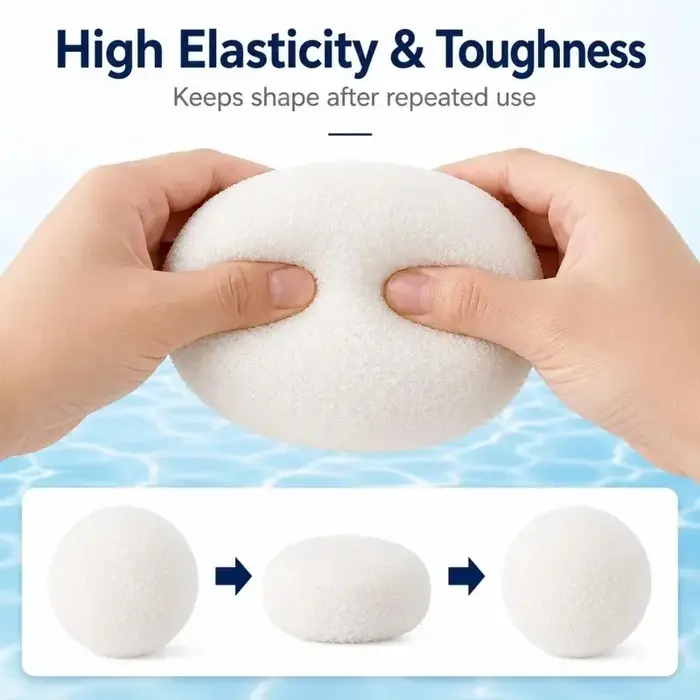 Boules filtrantes pour piscine de 7 cm