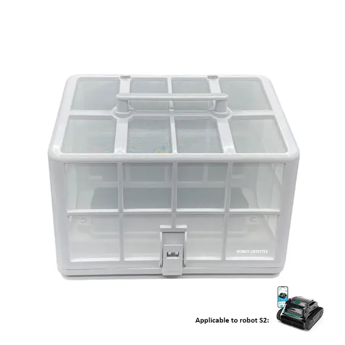 Mir filtrant avec couvercle pour robot nettoyeur de piscine