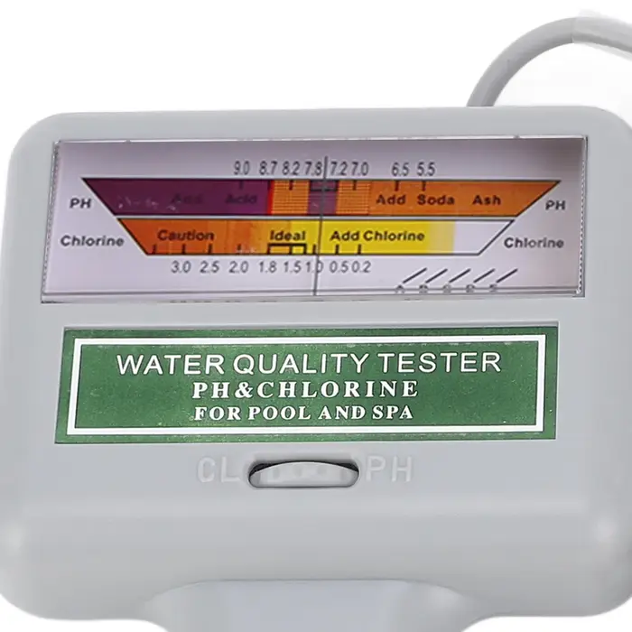 Testeur de PH d'eau de piscine Portable/compteur de chlore