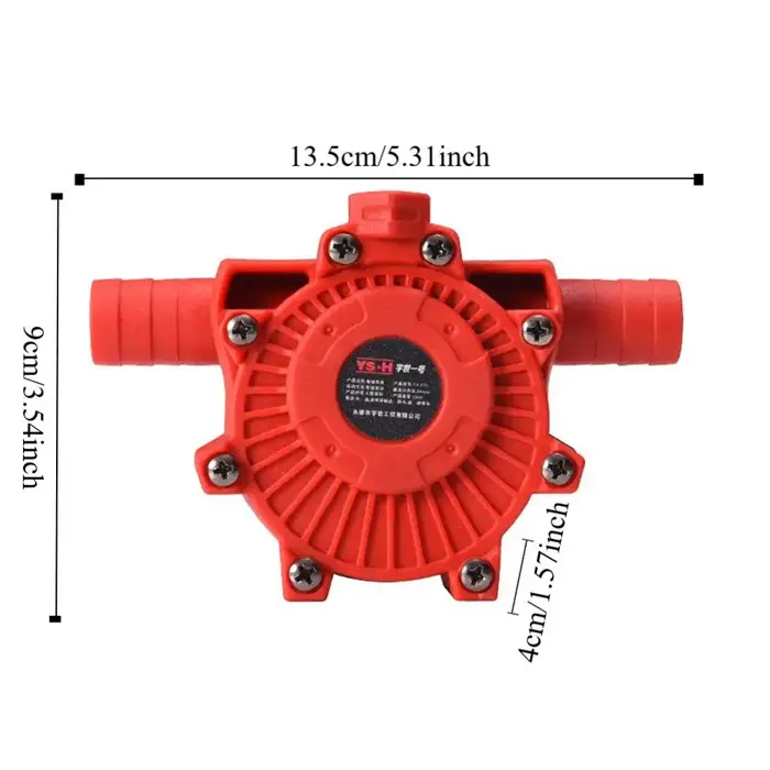 Petite perceuse électrique pompe d'entraînement auto-amorçante tige ronde