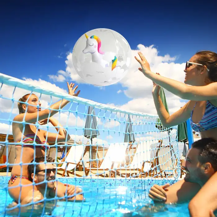 Rooxin licorne piscine fête gonflable ballon de plage