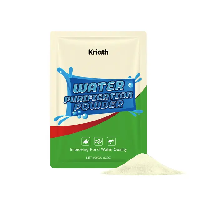 Poudre de Soin pour la Qualité de l'Eau : Traitement Naturel Anti-Algues pour Bassins, Sûr pour les 
