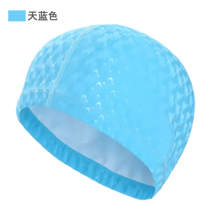 Chapeau de piscine en PU pour hommes/femmes adultes, Protection des oreilles, en polyuréthane, antid