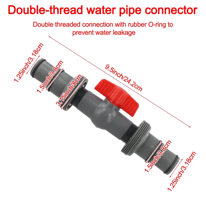 Connecteur de tuyau pour système de filtration de sable