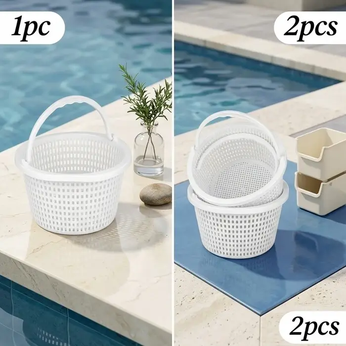 Panier de filtration de piscine réutilisable de 20 cm avec poignée