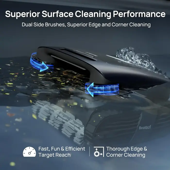Robot aspirateur de piscine sans fil Beatbot AquaSense 2 Ultra