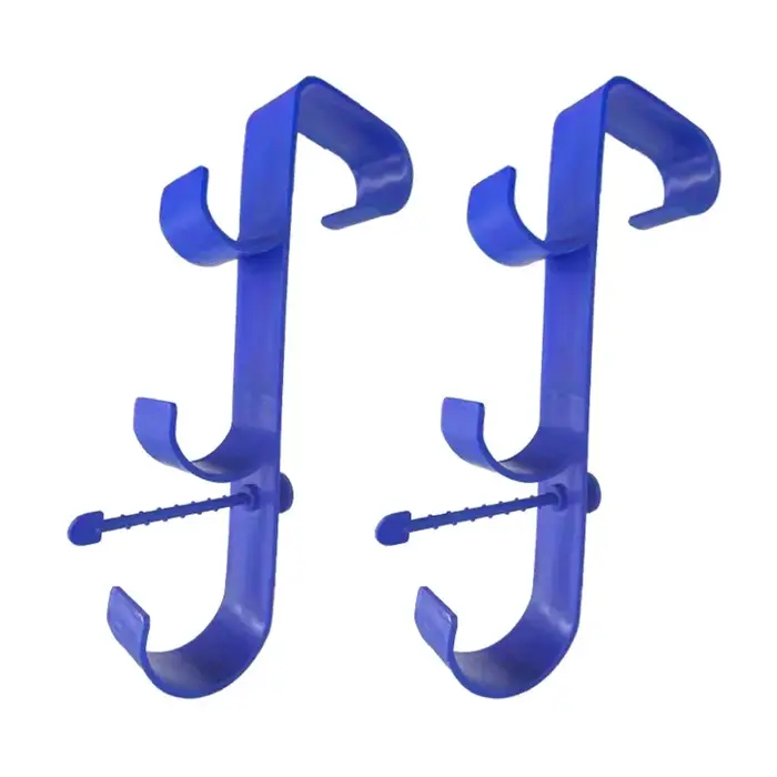 Lot de 2 supports multifonctionnels pour épuisette à feuilles de piscine et brosse de piscine, avec 