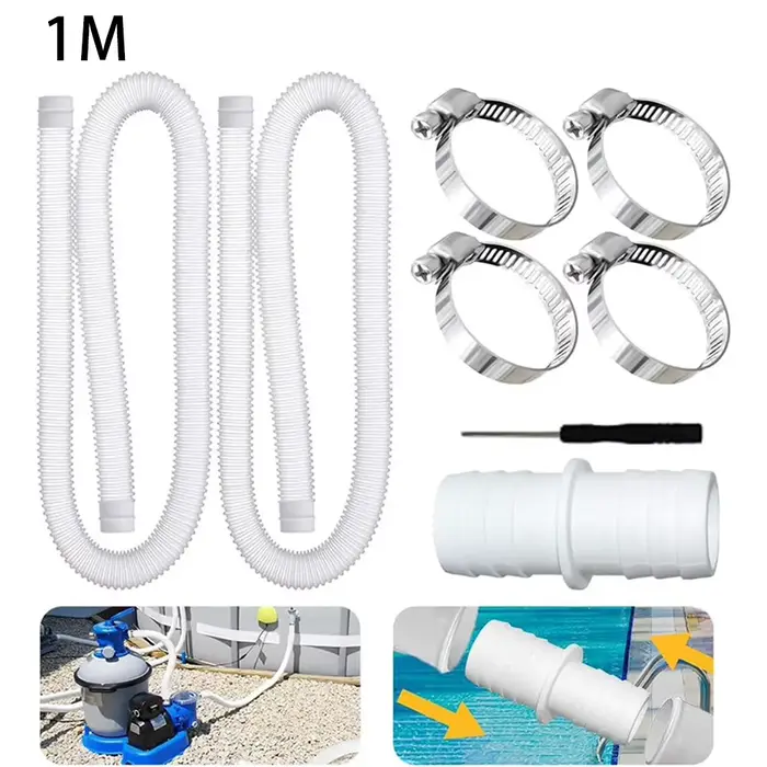Tuyau de piscine de 32 mm conçu pour les applications de pompe de piscine, résistant aux intempéries