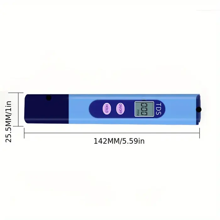 Testeur/compteur de salinité numérique TDS