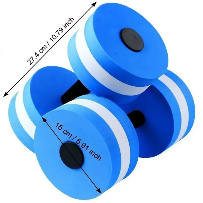 Haltères aquatiques en mousse flottants pour la natation, jouet d'haltérophilie aquatique, poids aqu