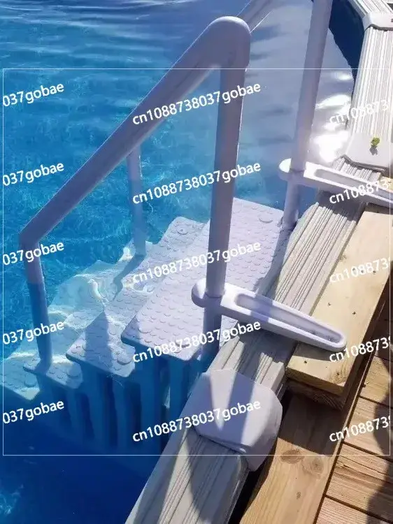 Échelle de piscine hors sol en plastique de style pop