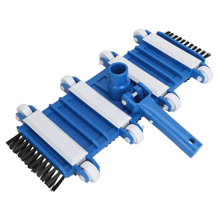 Tête d'aspirateur de piscine en PVC avec brosse