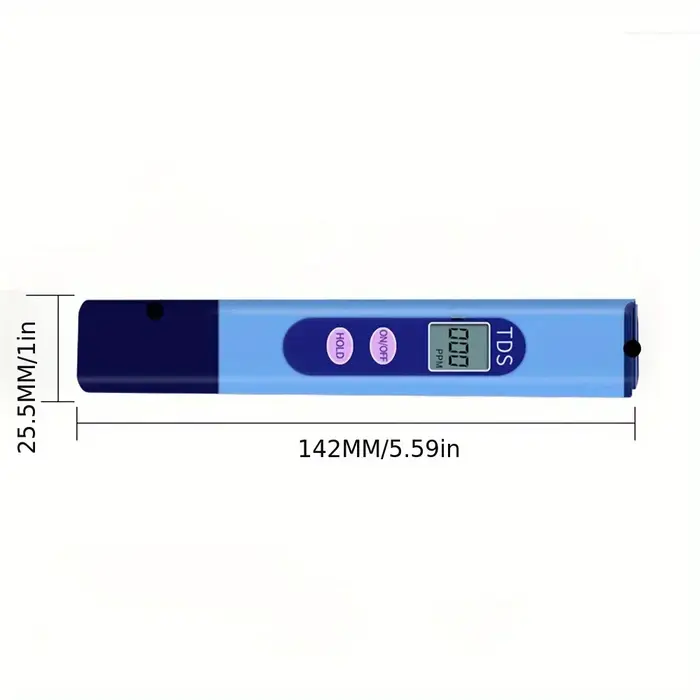 Testeur/mètre numérique de salinité TDS pour piscines d'eau salée et étangs à poissons/koi