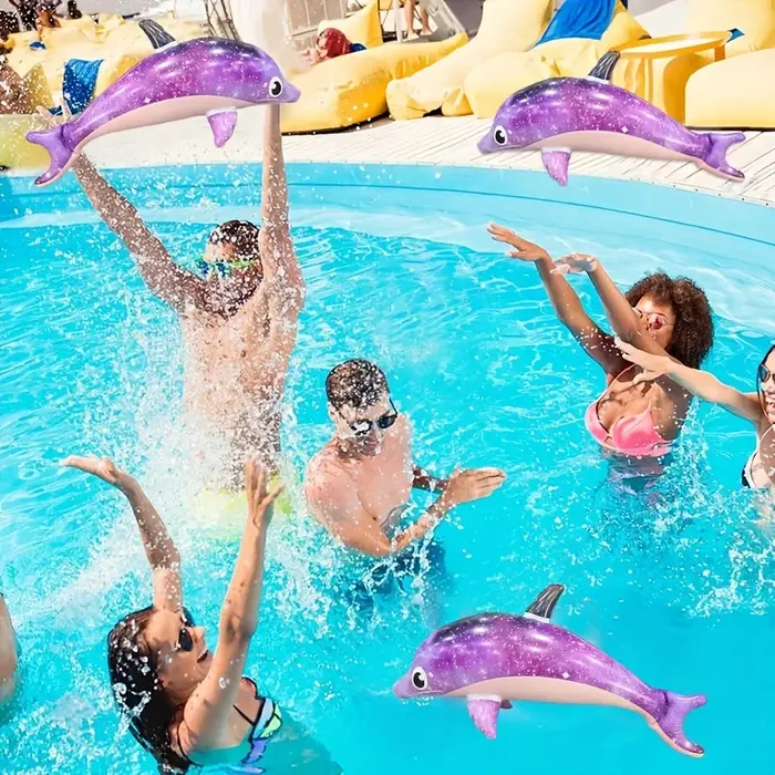 Dauphins gonflables colorés