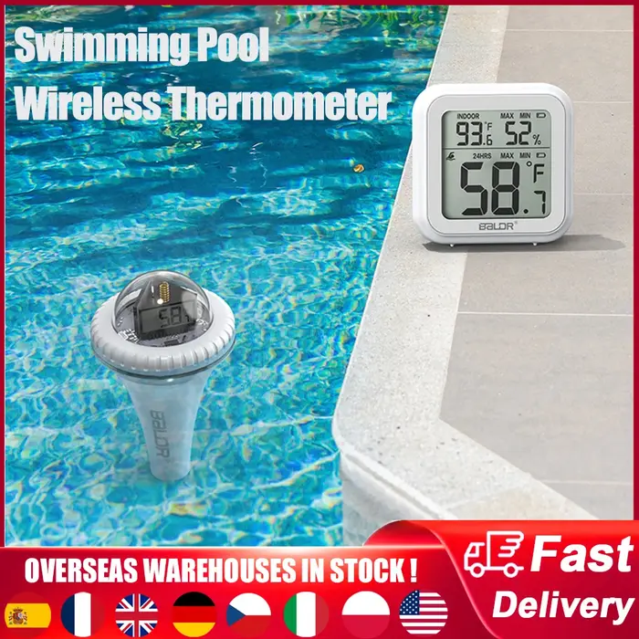 Thermomètre numérique pour piscine