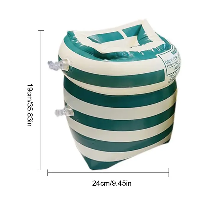 2 brassards de natation gonflables à double chambre à air, flotteurs de piscine en PVC imprimé, pour adultes et enfants, équipement de natation