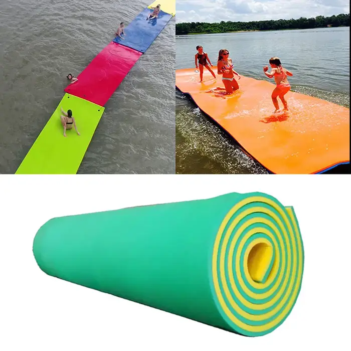 Tapis flottant pour l'eau, coussin flottant en mousse XPE pour l'été, tapis flottant pour piscine, p