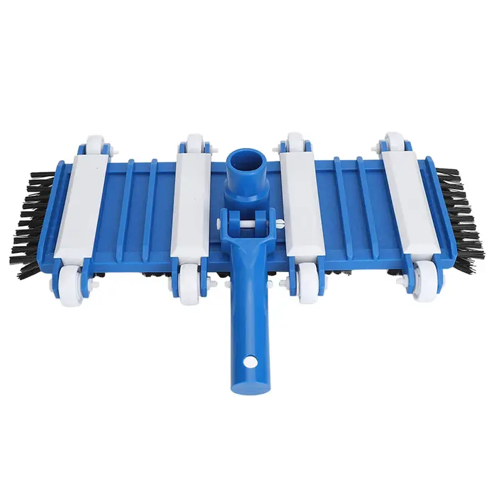 Tête d'aspirateur de piscine en PVC avec brosse