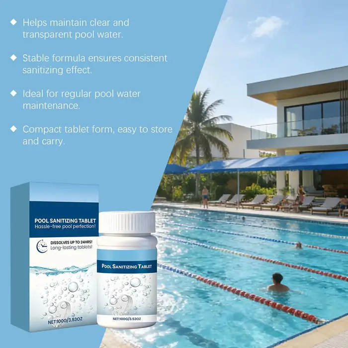 Poudre nettoyante pour piscine
