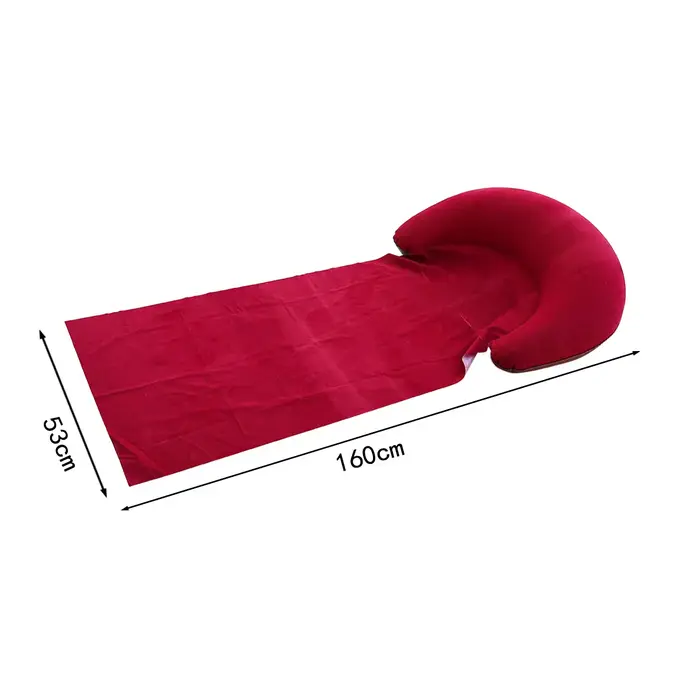 1 tapis de plage avec oreiller gonflable, chaise longue portable pour bronzer, serviette de plage ex