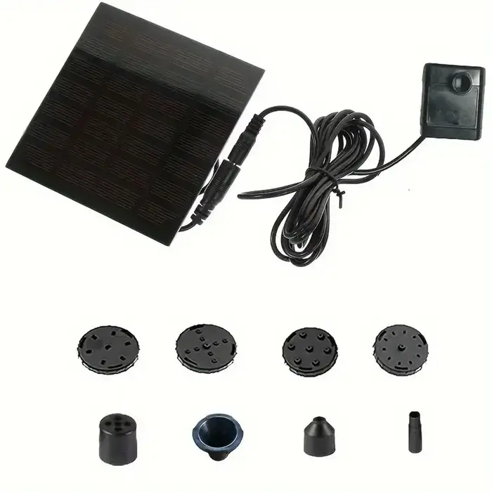 Mini pompe de fontaine solaire, kit de panneau d'alimentation, pompe à eau à panneau solaire pour pi