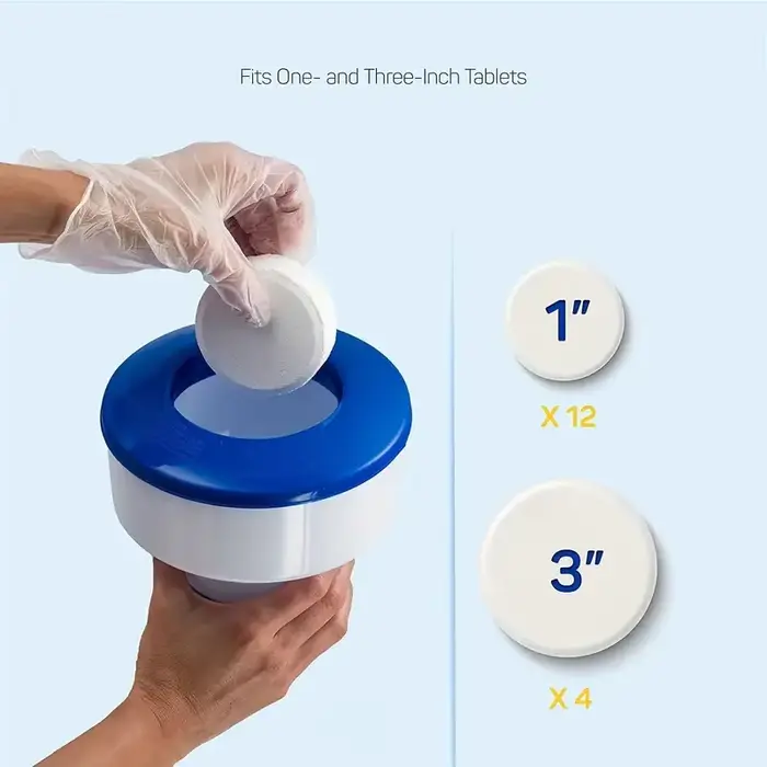 Distributeur flottant durable pour piscine – Stérilisateur automatique pour comprimés de chlore