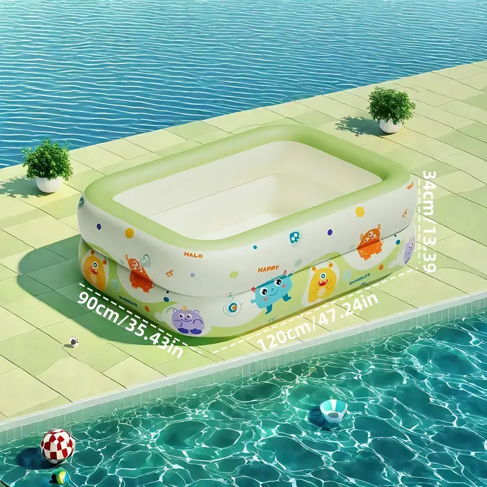 Piscine gonflable d'intérieur et d'extérieur pour adultes, grande piscine en PVC épais, idéale pour