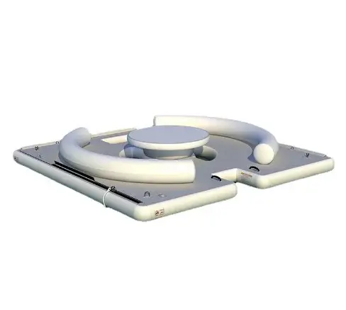 Eau gonflable commerciale extérieure de PVC avec la piscine pour le divertissement aquatique de parc