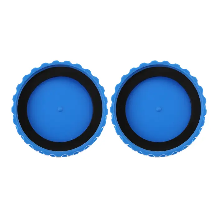 2 bouchons d'hiver pour piscine avec 2 joints assortis pour piscines Intex et Bestway