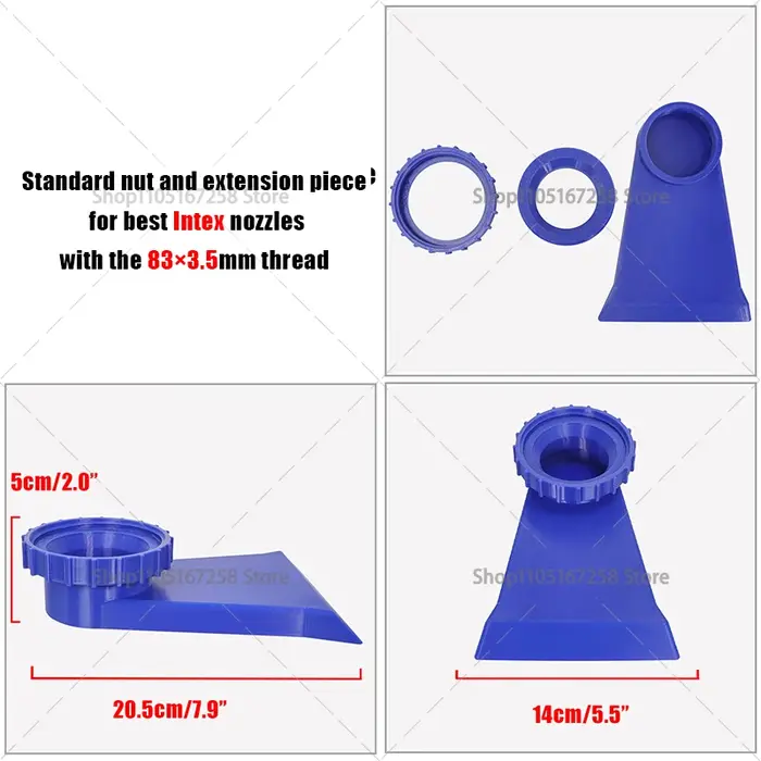 Fontaine de piscine, buse à installer directement compatible avec les piscines à structure Bestway/I