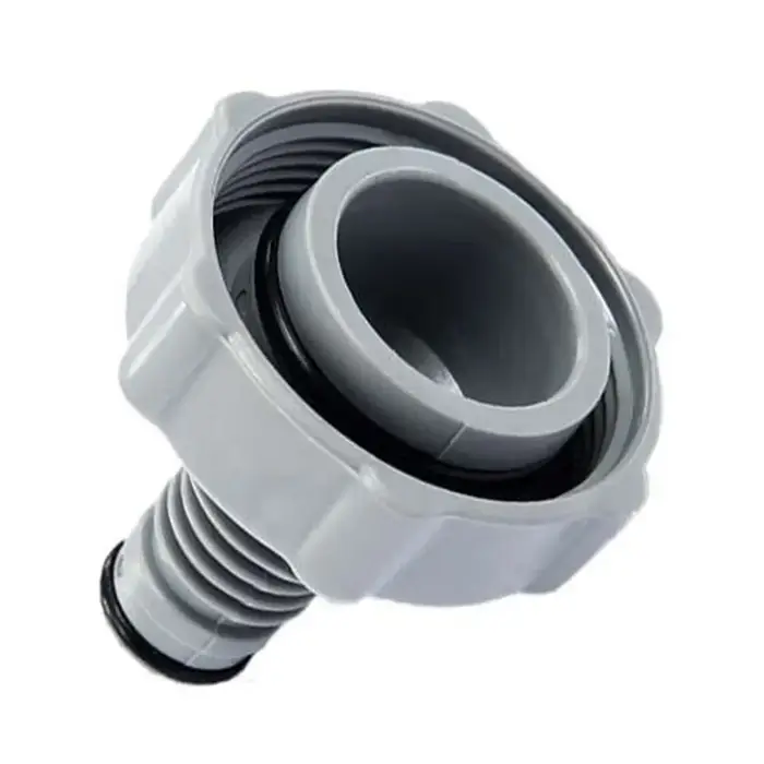 Vanne de Vidange P6H1419 pour Piscine, 1 Pièce, Adaptateur de Tuyau Gris