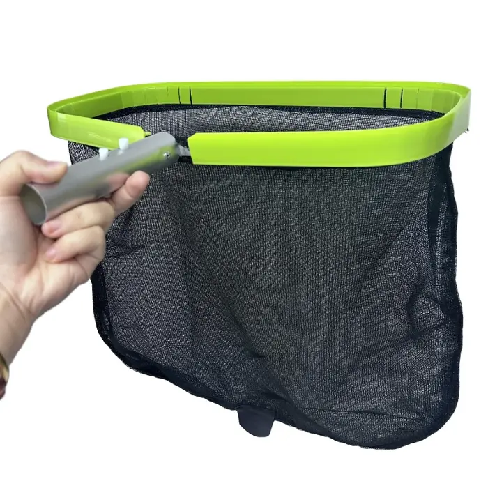 Filet d'écumoire de piscine amélioré, filet professionnel à feuilles de piscine à maille Ultra Fine