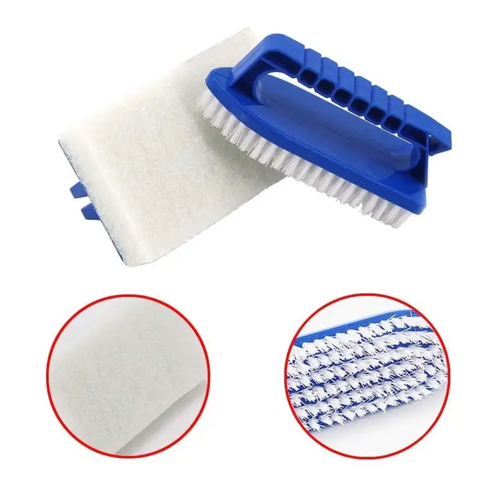 Brosse pour piscine et bains chauds, éponges murales, accessoire de nettoyage